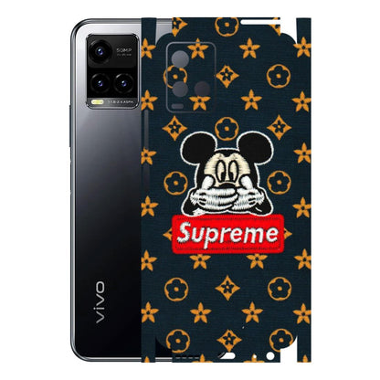 VIVO Y Series Phone Skins (All Models) - Mickey Supreme - Matte Finish (M-83) Vivo Y33 S