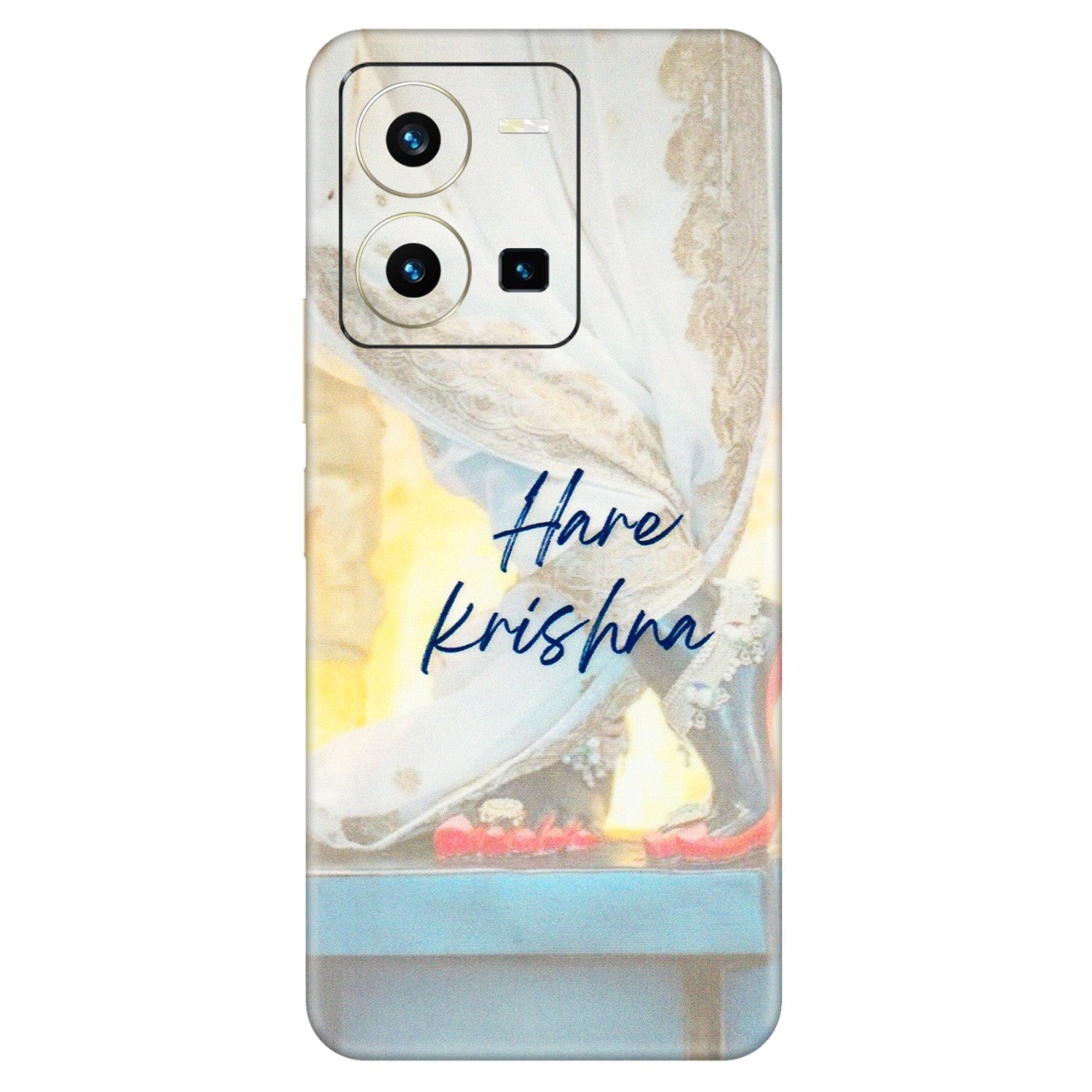 VIVO Y Series Phone Skins (All Models) - Hare Krishna - 3D Embossed Finish (L-03) Vivo Y35 2022
