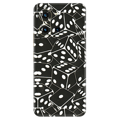 VIVO Y Series Phone Skins (All Models) - Big Black Dices - 3D Embossed Finish (L-106) Vivo Y35 2022