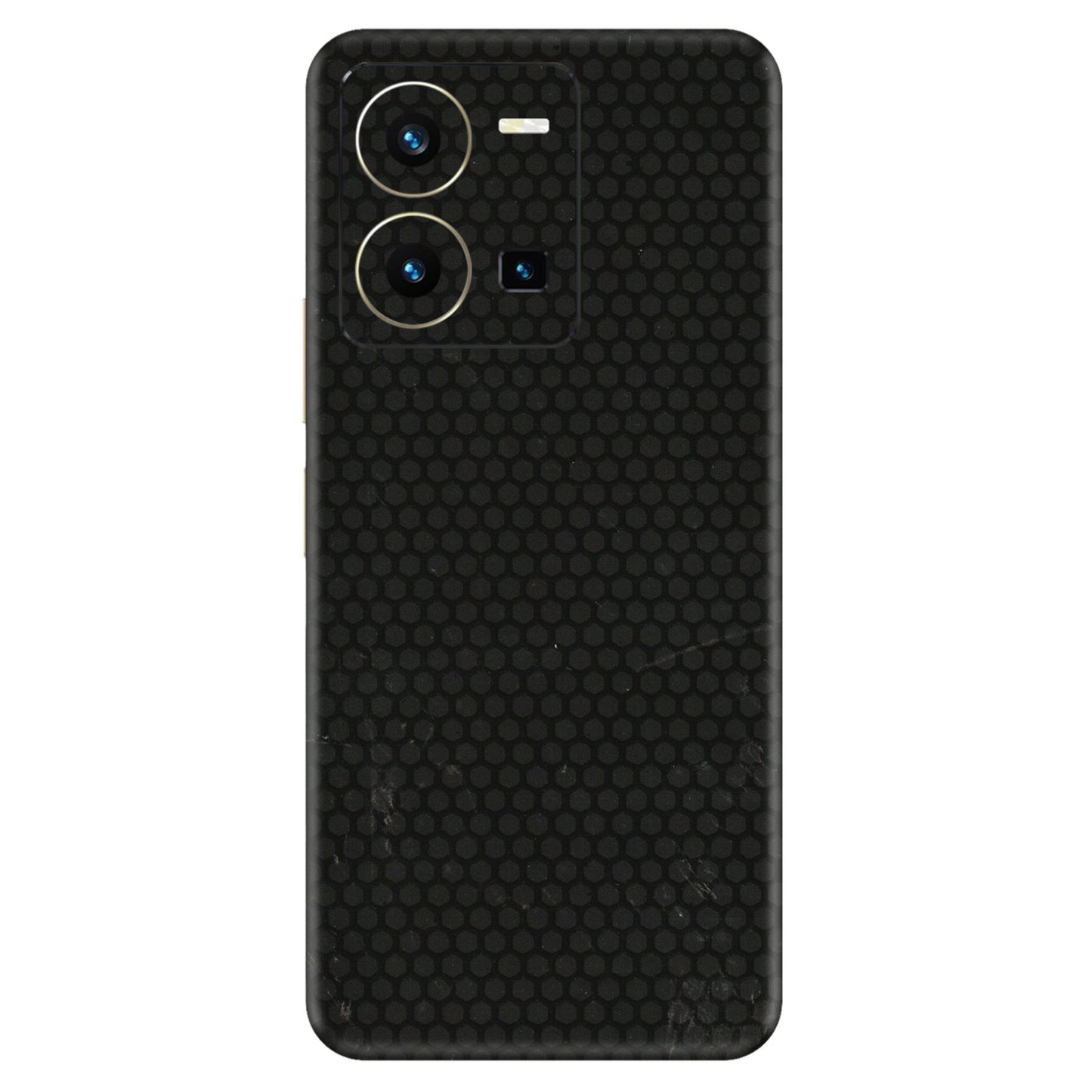 VIVO Y Series Phone Skins (All Models) - Black honeycomb - 3D Embossed Finish (L-114) Vivo Y35 2022