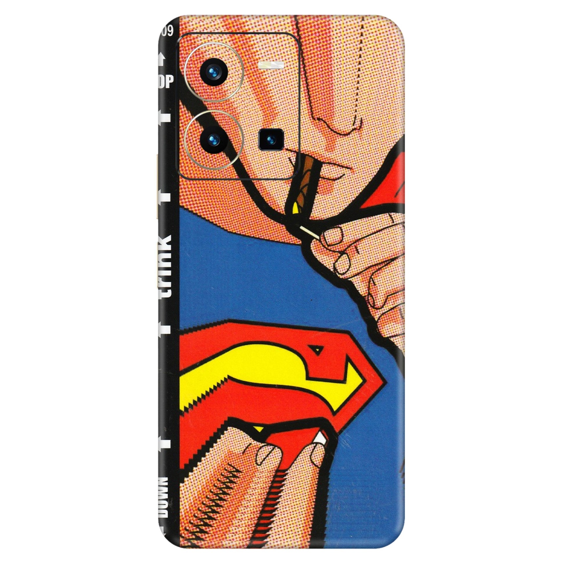 VIVO Y Series Phone Skins (All Models) - Superman Sutta - 3D Embossed Finish (L-130) Vivo Y35 2022