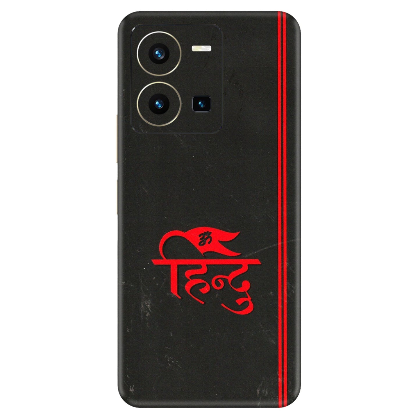 VIVO Y Series Phone Skins (All Models) - Hindu Black - 3D Embossed Finish (L-153) Vivo Y35 2022