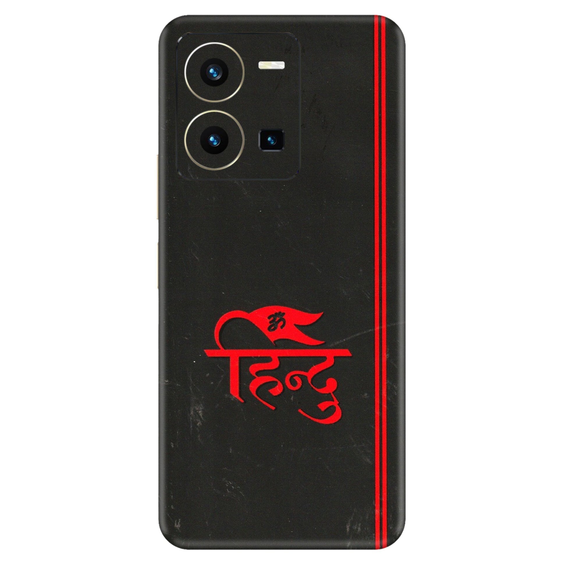 VIVO Y Series Phone Skins (All Models) - Hindu Black - 3D Embossed Finish (L-153) Vivo Y35 2022