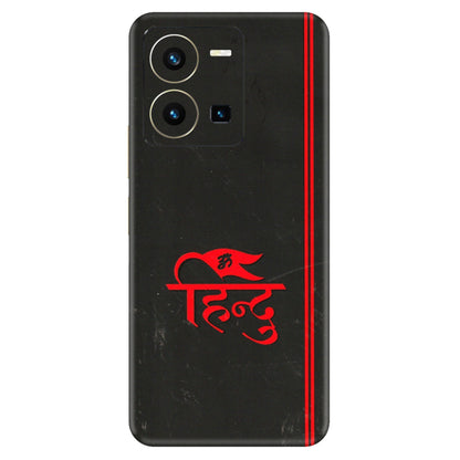 VIVO Y Series Phone Skins (All Models) - Hindu Black - 3D Embossed Finish (L-153) Vivo Y35 2022