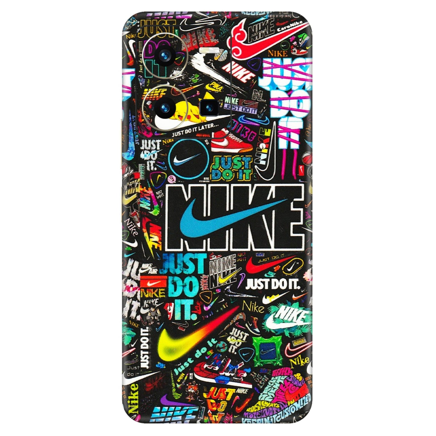VIVO Y Series Phone Skins (All Models) - Just Do It Doodles - 3D Embossed Finish (L-166) Vivo Y35 2022