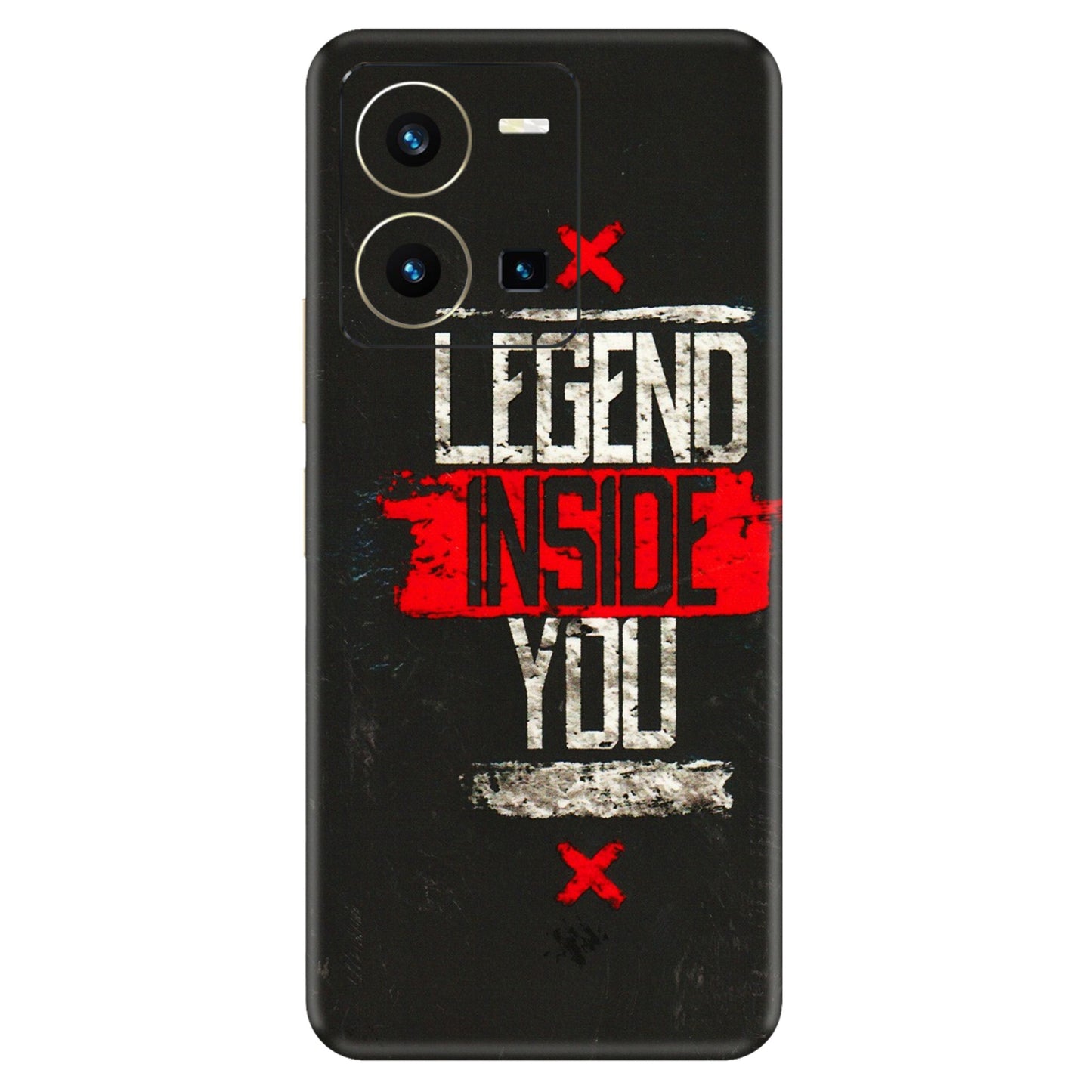 VIVO Y Series Phone Skins (All Models) - Legend Inside You - 3D Embossed Finish (L-186) Vivo Y35 2022