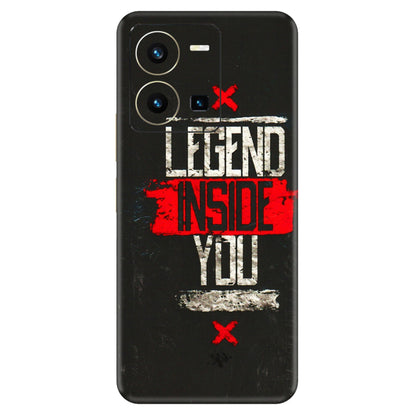 VIVO Y Series Phone Skins (All Models) - Legend Inside You - 3D Embossed Finish (L-186) Vivo Y35 2022