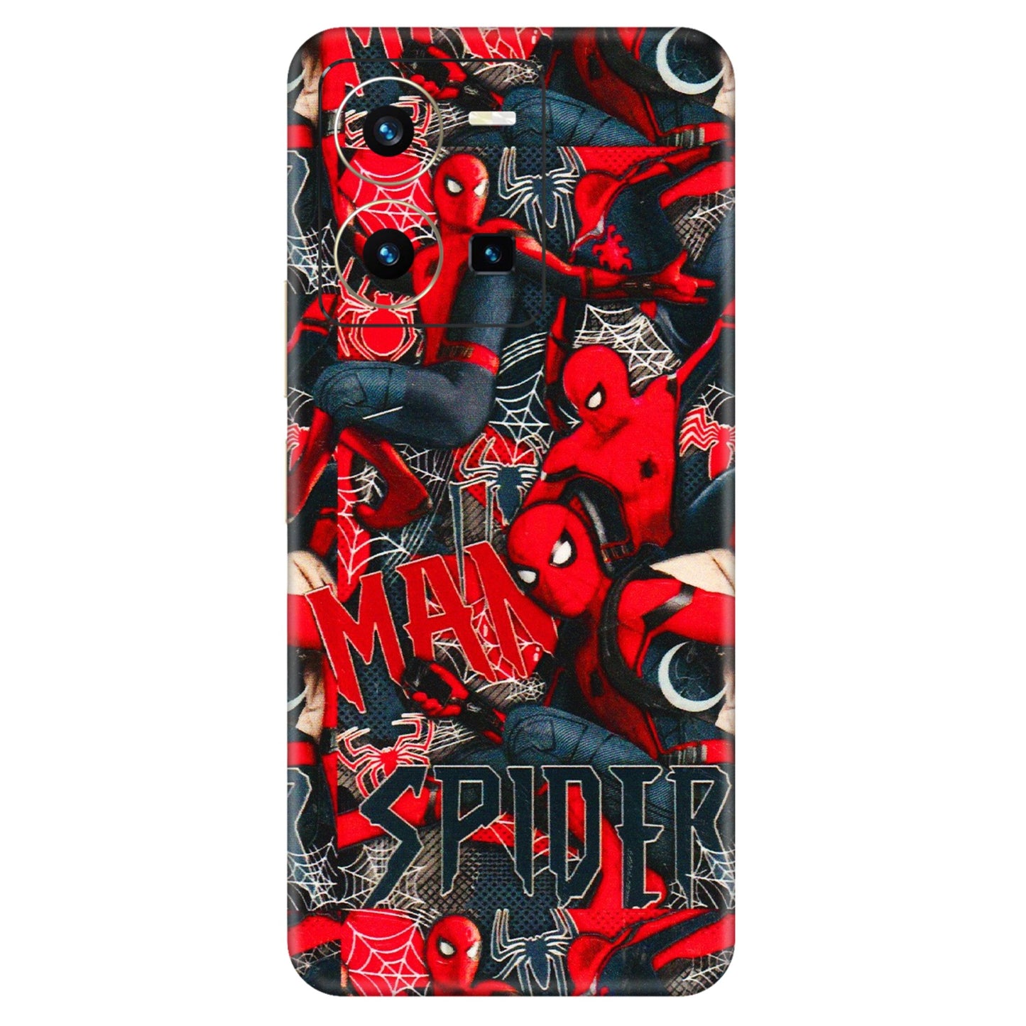 VIVO Y Series Phone Skins (All Models) - SpiderMan Cool - 3D Embossed Finish (L-188) Vivo Y35 2022
