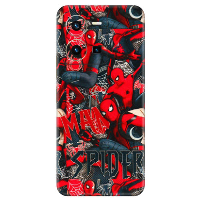 VIVO Y Series Phone Skins (All Models) - SpiderMan Cool - 3D Embossed Finish (L-188) Vivo Y35 2022