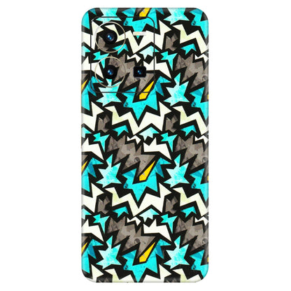 VIVO Y Series Phone Skins (All Models) - Funky Zig Zag - 3D Embossed Finish (L-223) Vivo Y35 2022