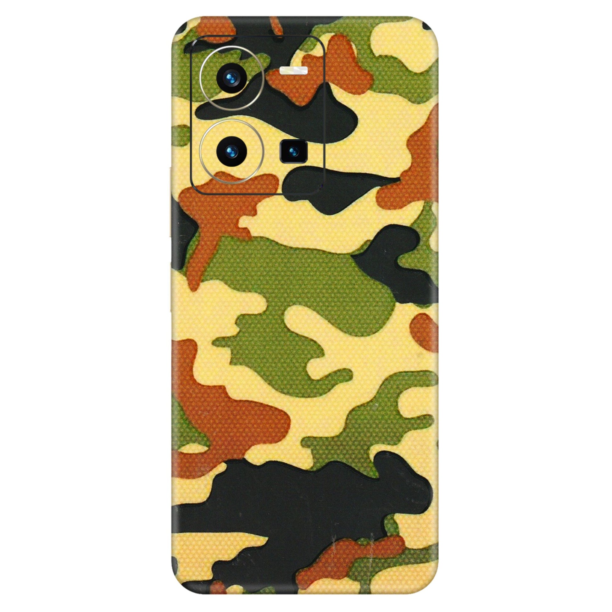 VIVO Y Series Phone Skins (All Models) - Indian Military - 3D Embossed Finish (L-234) Vivo Y35 2022
