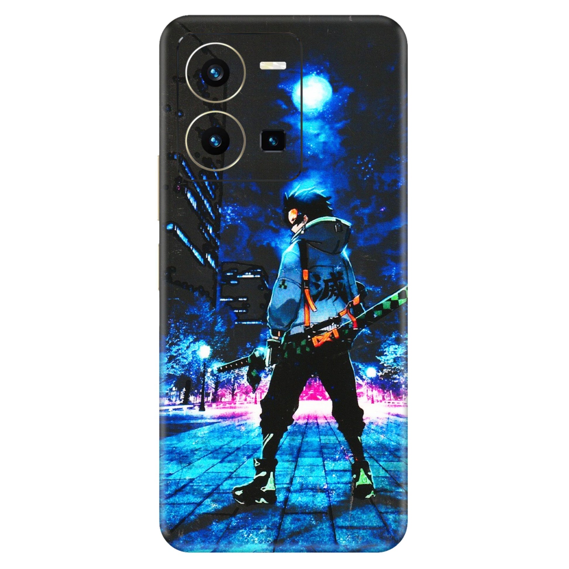 VIVO Y Series Phone Skins (All Models) - Demon Slayer Sword - 3D Embossed Finish (L-247) Vivo Y35 2022
