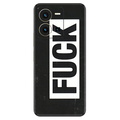 VIVO Y Series Phone Skins (All Models) - The F Word - 3D Embossed Finish (L-255) Vivo Y35 2022