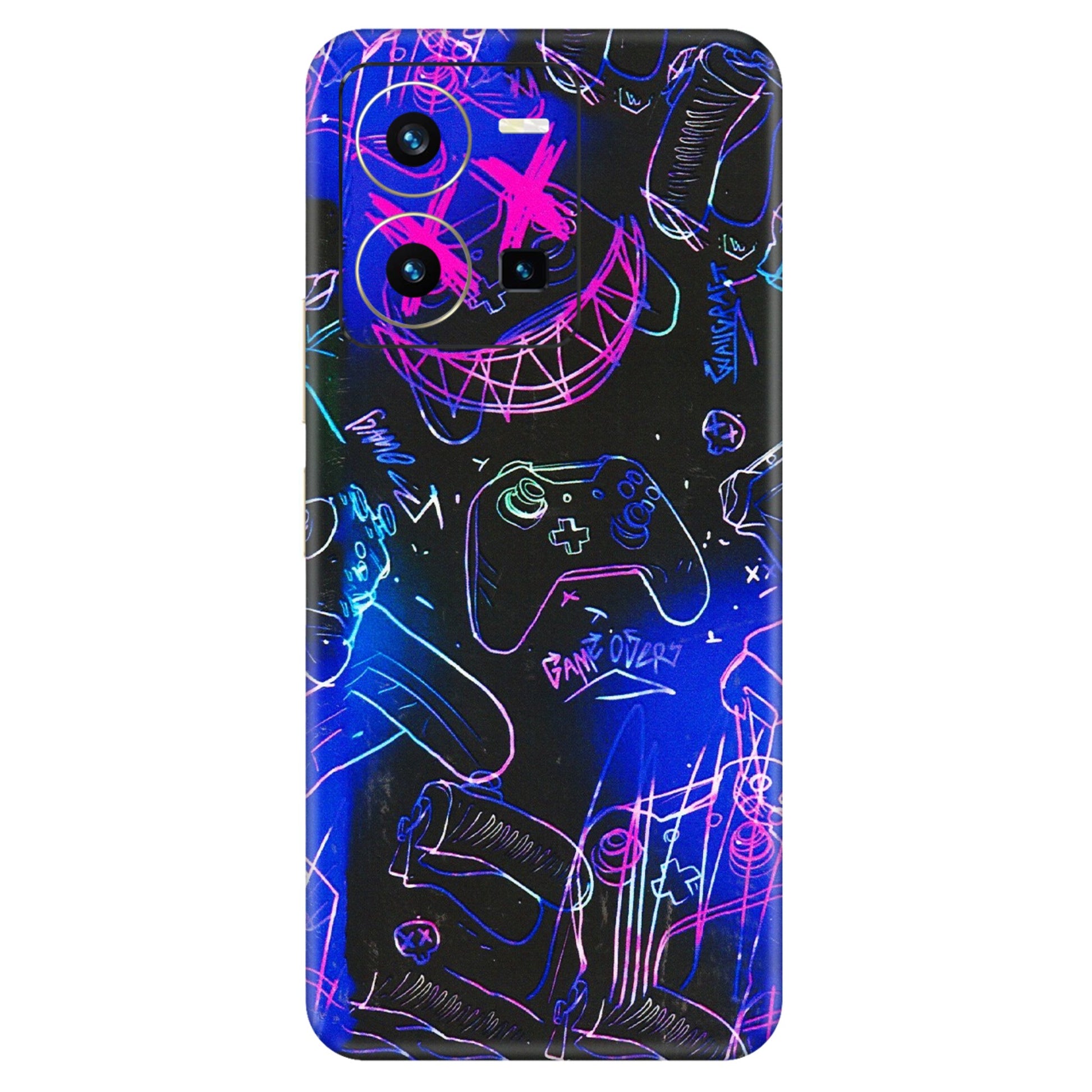 VIVO Y Series Phone Skins (All Models) - Gamers Paradise - 3D Embossed Finish (L-258) Vivo Y35 2022