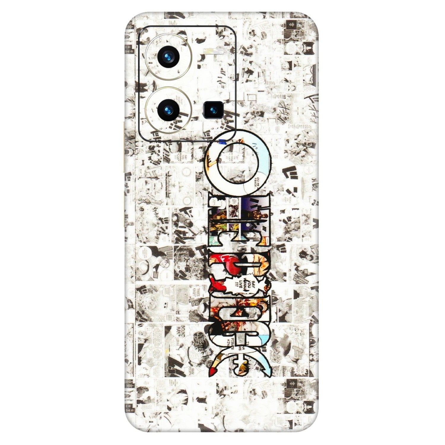 VIVO Y Series Phone Skins (All Models) - One Piece Manga - 3D Embossed Finish (L-26) Vivo Y35 2022
