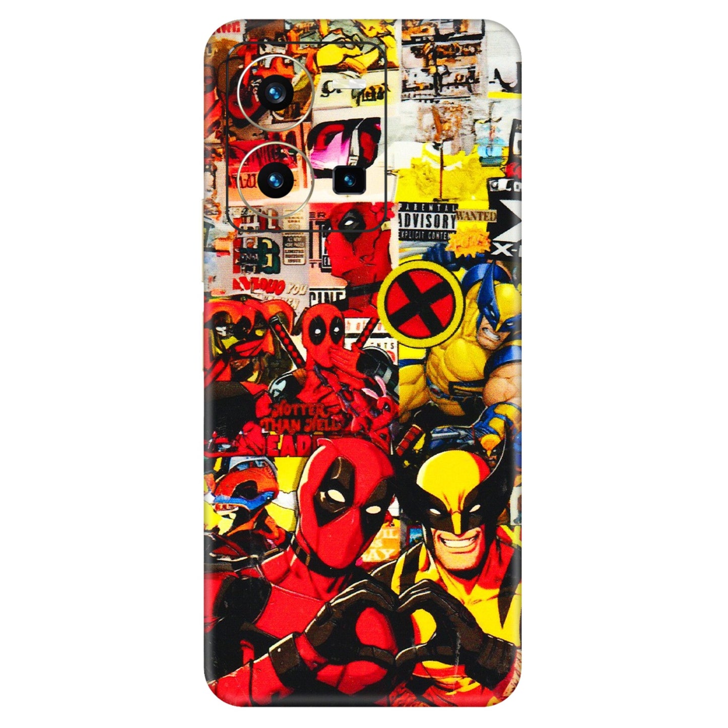 VIVO Y Series Phone Skins (All Models) - Spidy Wolverine - 3D Embossed Finish (L-310) Vivo Y35 2022