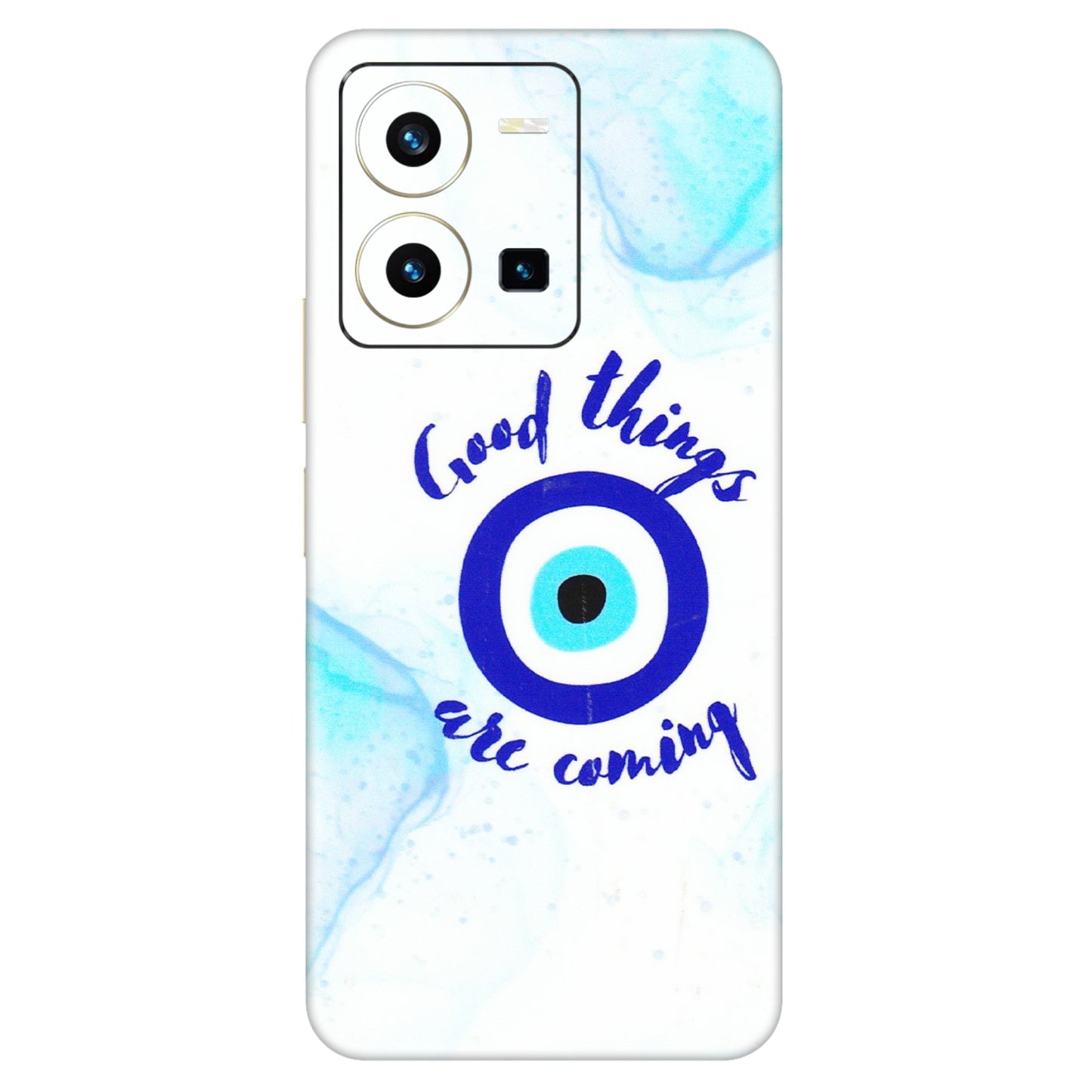 VIVO Y Series Phone Skins (All Models) - Evil Eye Good Things Are Coming - 3D Embossed Finish (L-322) Vivo Y35 2022