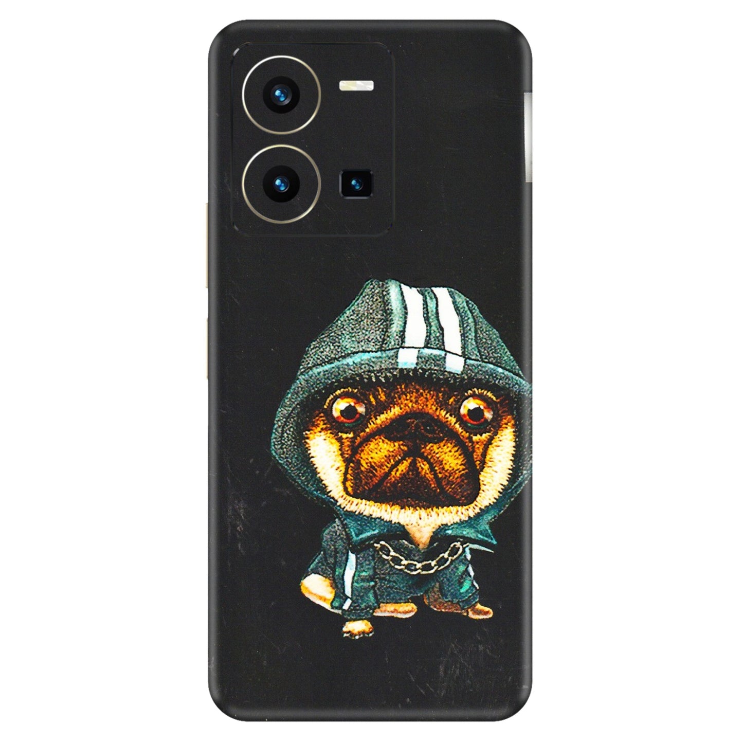 VIVO Y Series Phone Skins (All Models) - Puppy N Hoodie - 3D Embossed Finish (L-90) Vivo Y35 2022