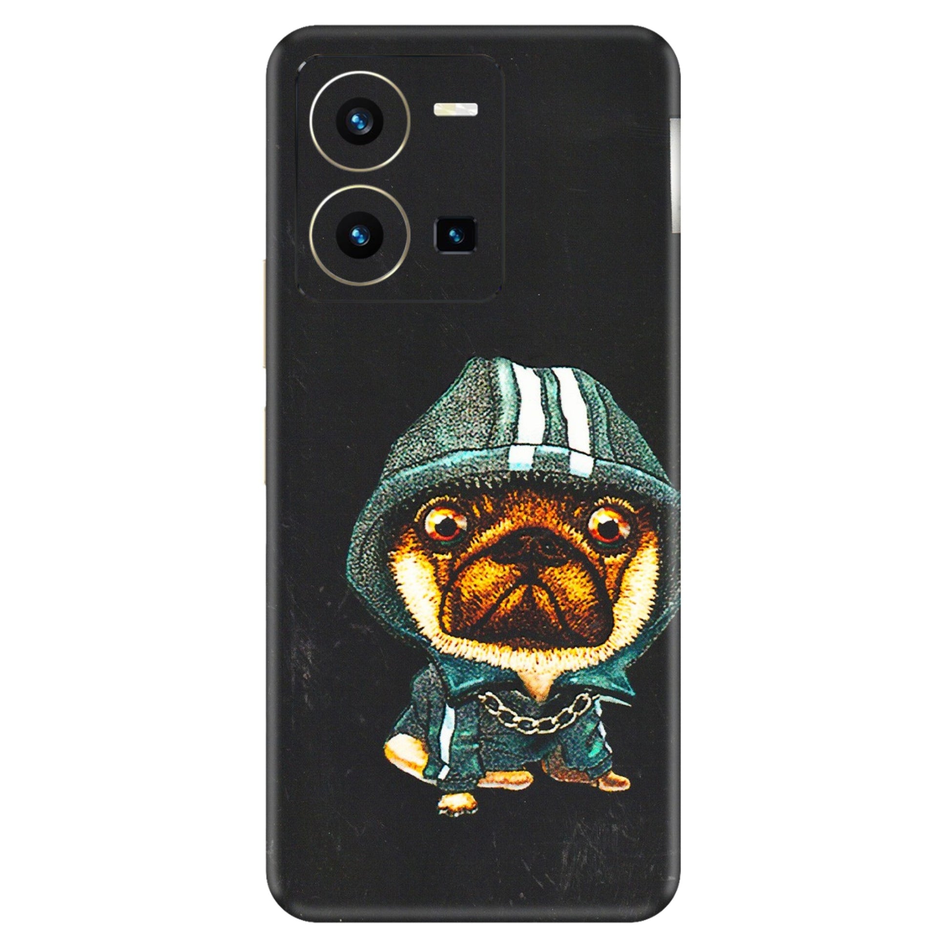 VIVO Y Series Phone Skins (All Models) - Puppy N Hoodie - 3D Embossed Finish (L-90) Vivo Y35 2022