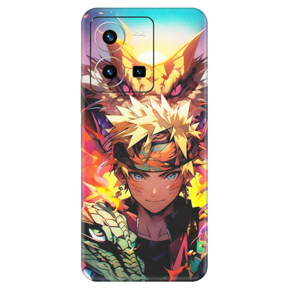 VIVO Y Series Phone Skins (All Models) - Angry Naruto Anime - Matte Finish (M-148) Vivo Y35 2022
