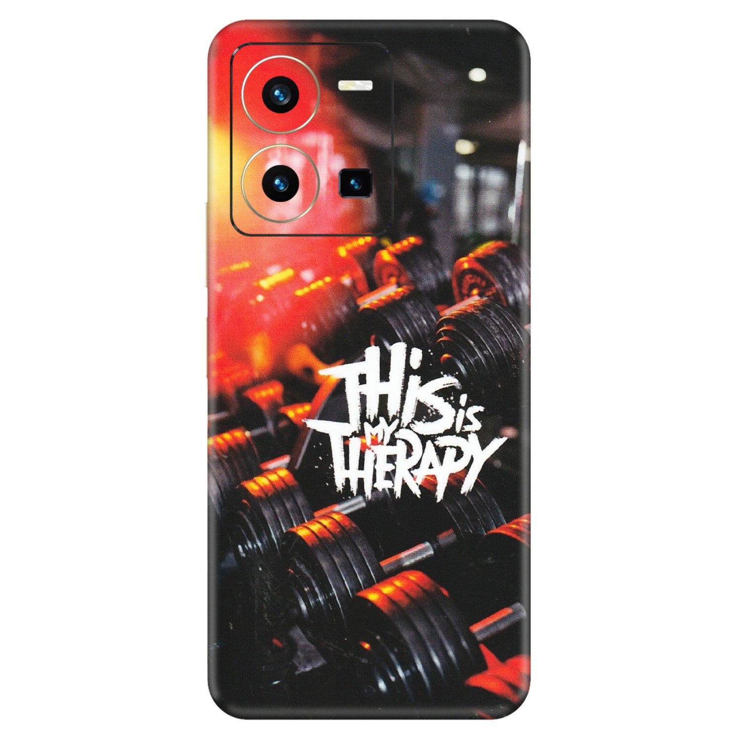 VIVO Y Series Phone Skins (All Models) - GYM Lover Therapy - Matte Finish (M-160) Vivo Y35 2022
