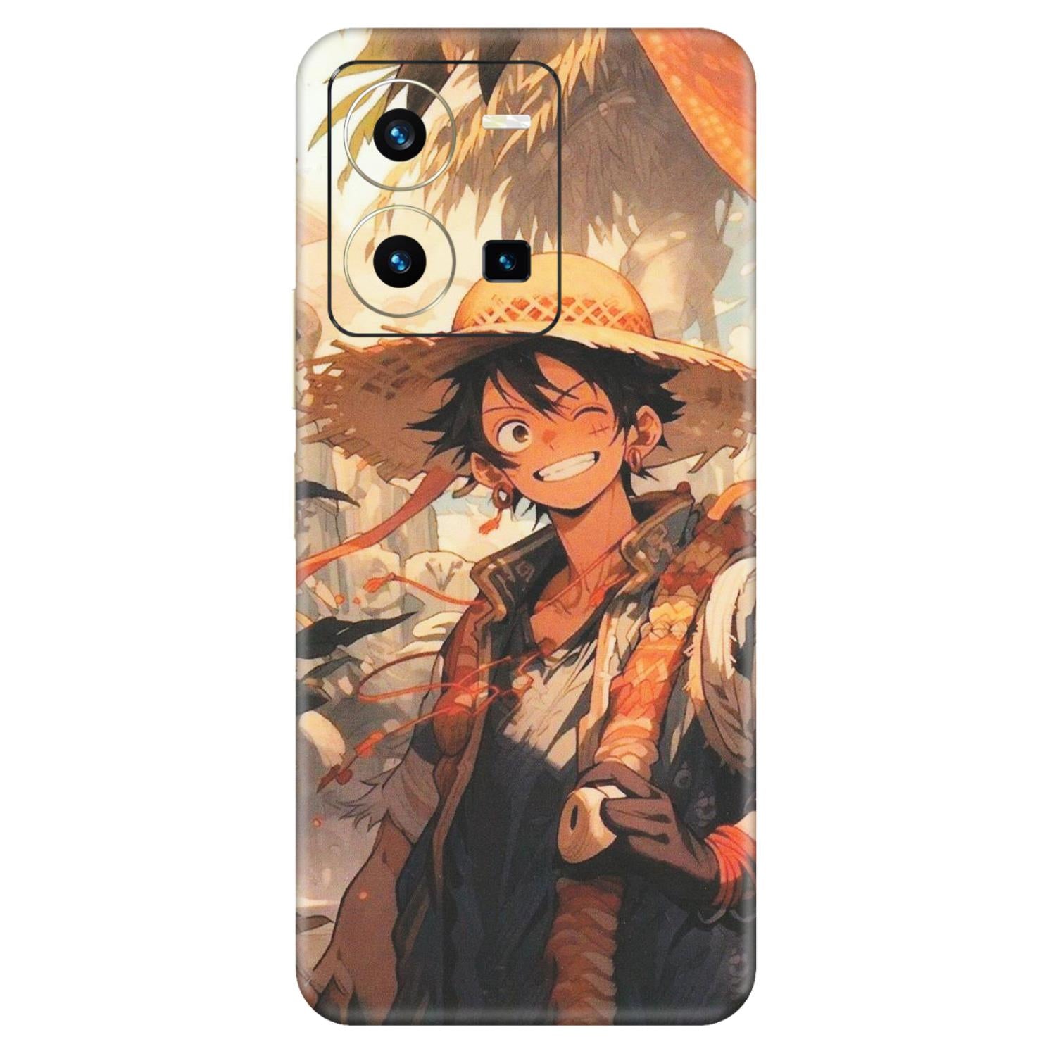VIVO Y Series Phone Skins (All Models) - Anime Character Smile - Matte Finish (M-33) Vivo Y35 2022