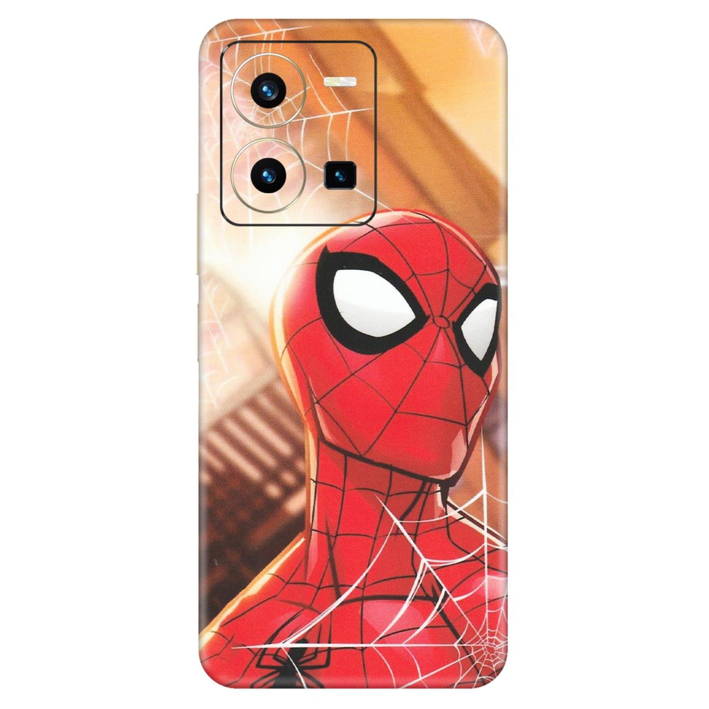 VIVO Y Series Phone Skins (All Models) - Spiderman Face New - Matte Finish (M-41) Vivo Y35 2022