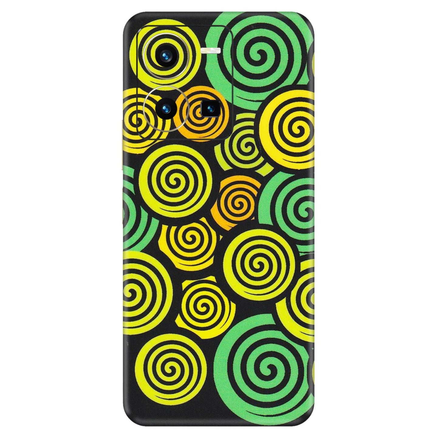 VIVO Y Series Phone Skins (All Models) - Crazy Spiral - Matte Finish (M-91) Vivo Y35 2022