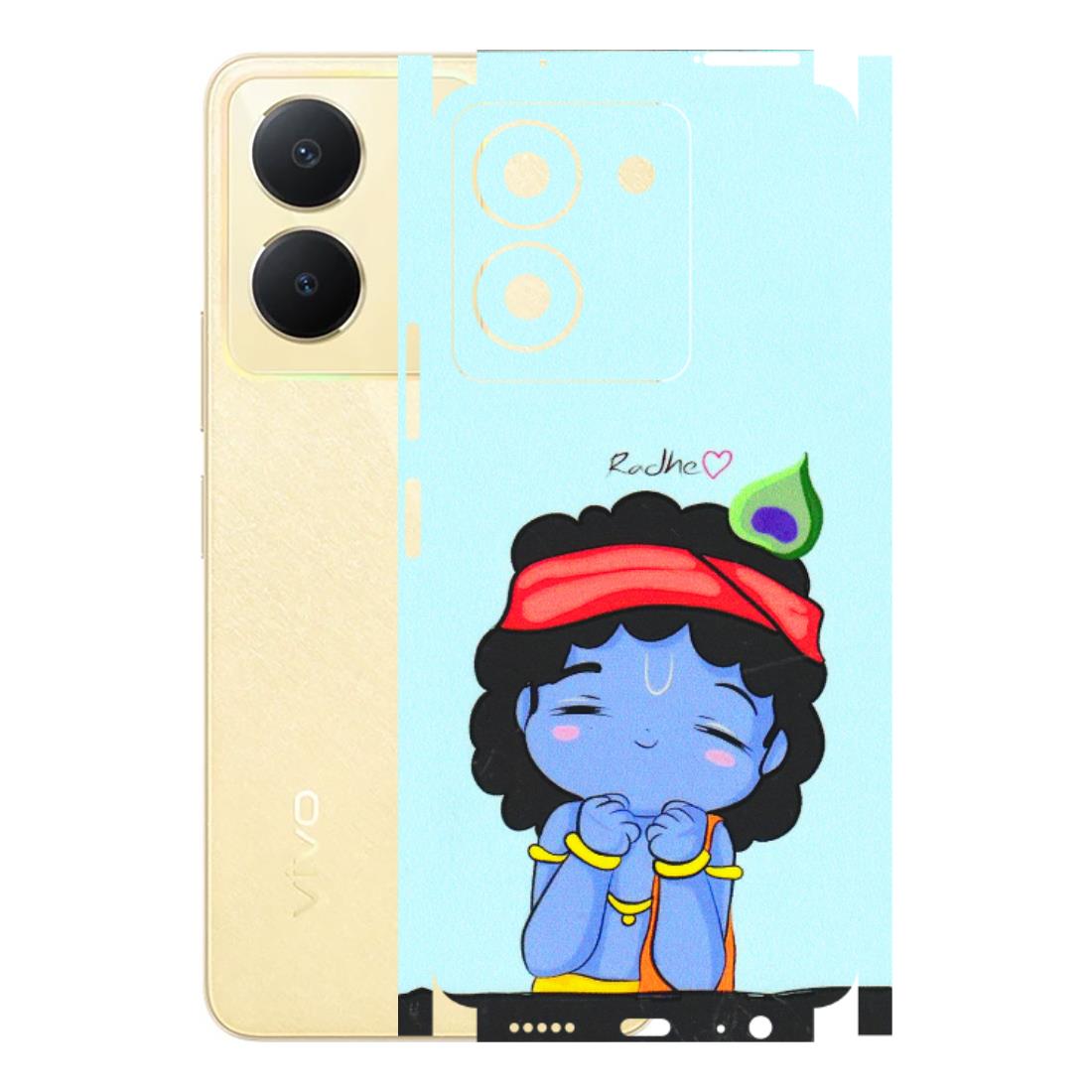 VIVO Y Series Phone Skins (All Models) - Radhe Radhe Cute Toon - 3D Embossed Finish (L-05) Vivo Y36
