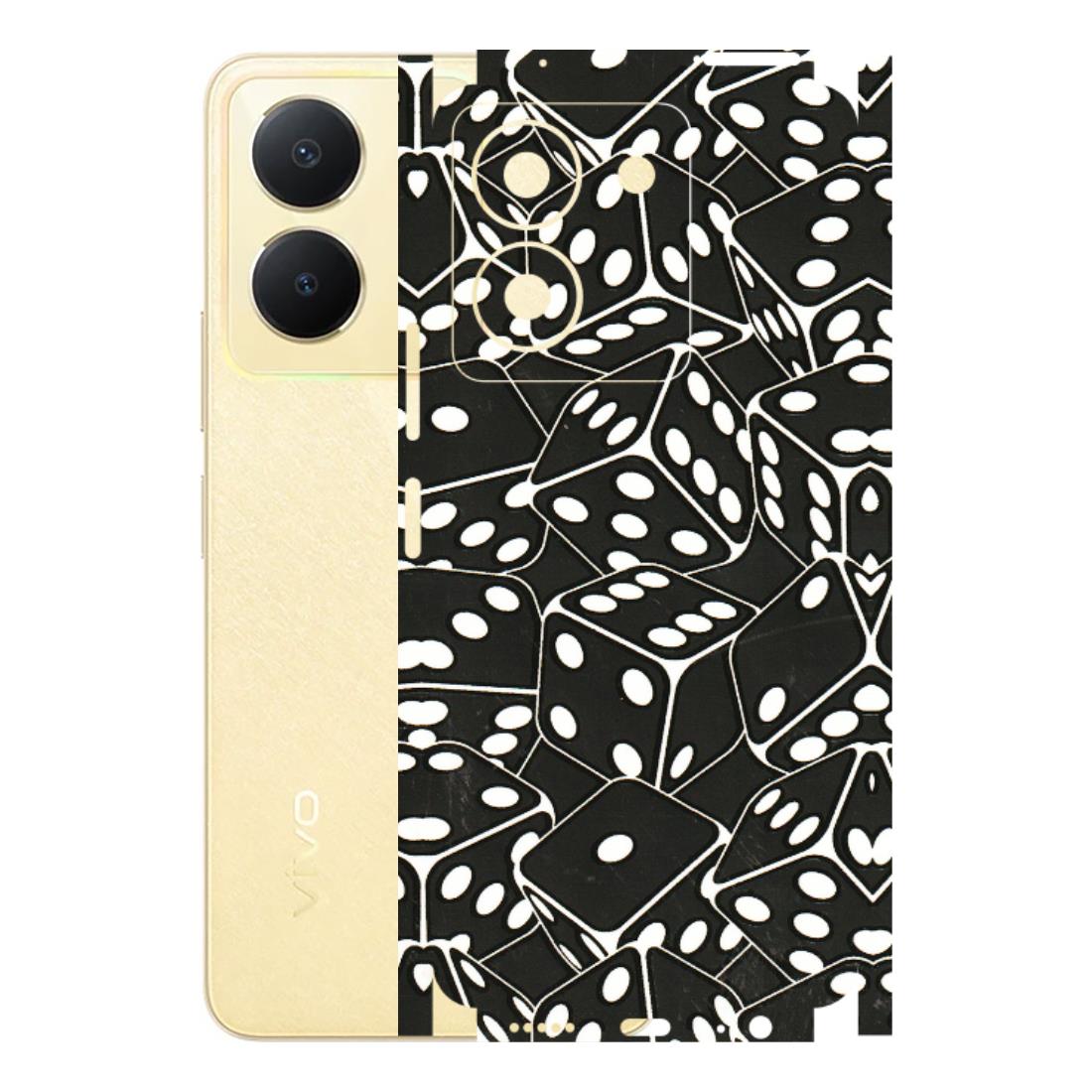 VIVO Y Series Phone Skins (All Models) - Big Black Dices - 3D Embossed Finish (L-106) Vivo Y36