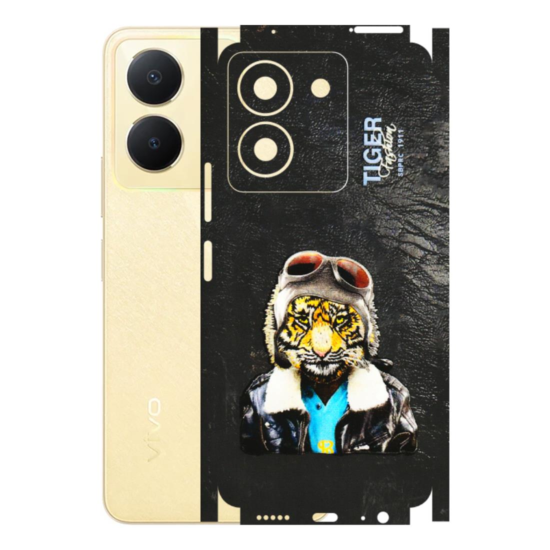 VIVO Y Series Phone Skins (All Models) - Rider Tiger - 3D Embossed Finish (L-113) Vivo Y36