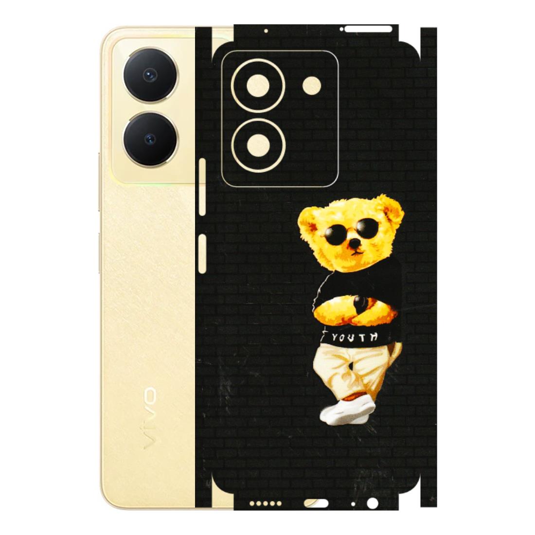 VIVO Y Series Phone Skins (All Models) - Classy Teddy Bear - 3D Embossed Finish (L-116) Vivo Y36