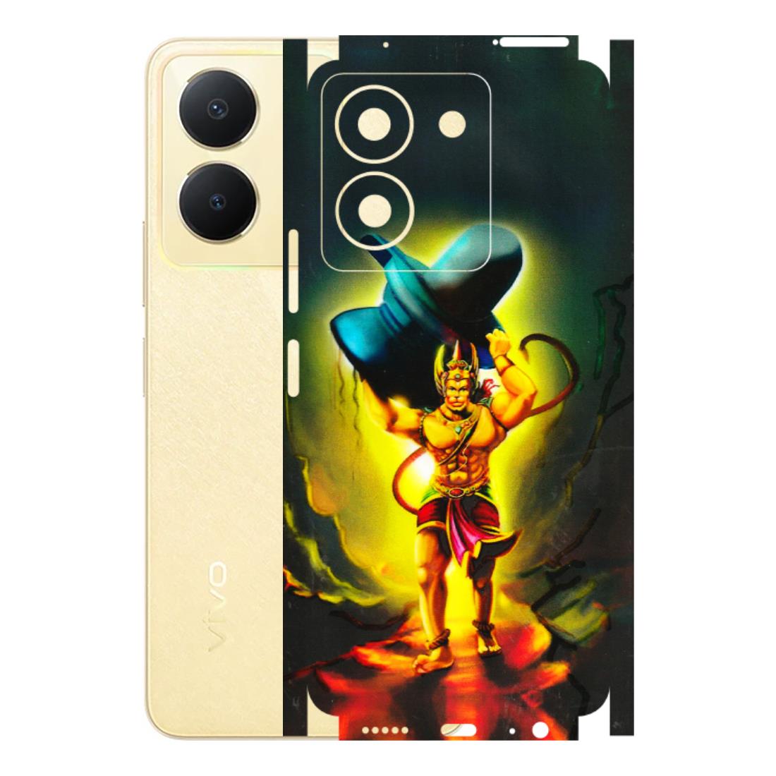 VIVO Y Series Phone Skins (All Models) - Hanuman Ji - 3D Embossed Finish (L-128) Vivo Y36
