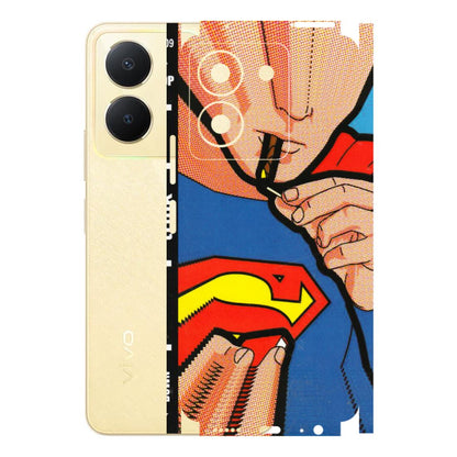 VIVO Y Series Phone Skins (All Models) - Superman Sutta - 3D Embossed Finish (L-130) Vivo Y36