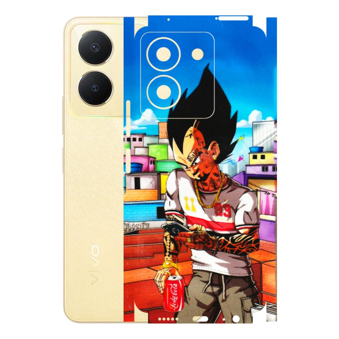 VIVO Y Series Phone Skins (All Models) - Vegeta - 3D Embossed Finish (L-136) Vivo Y36