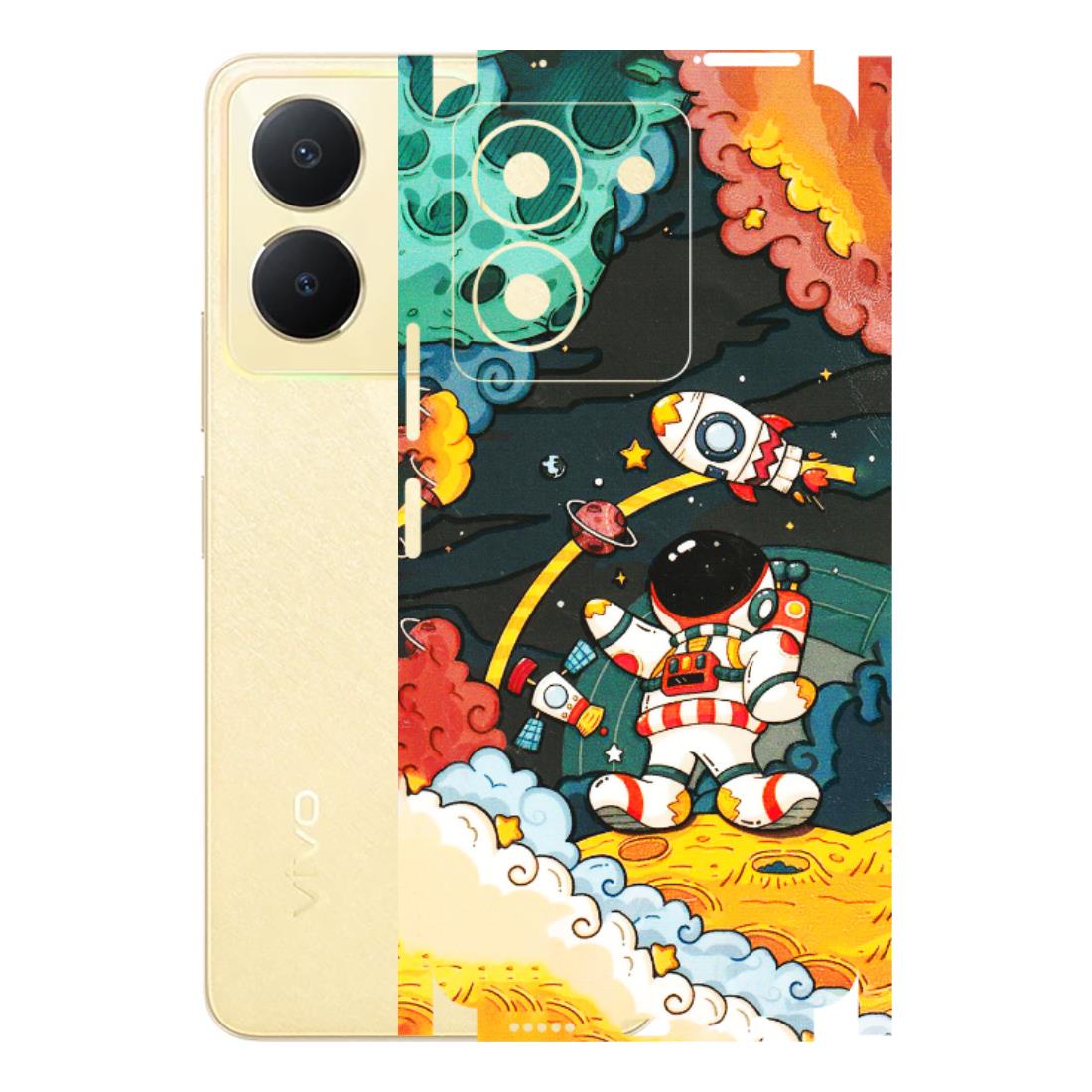 VIVO Y Series Phone Skins (All Models) - Astronauts & Spaceship - 3D Embossed Finish (L-145) Vivo Y36