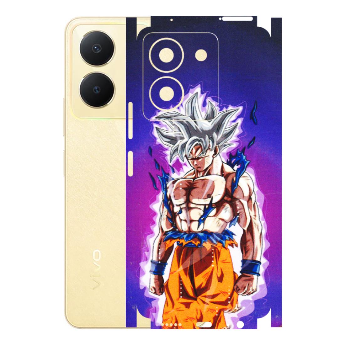 VIVO Y Series Phone Skins (All Models) - Goku Purple Anime - 3D Embossed Finish (L-147) Vivo Y36
