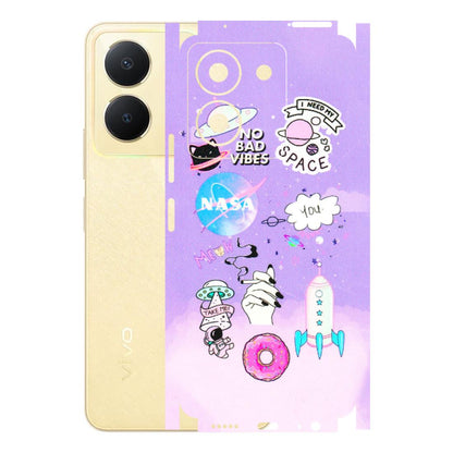 VIVO Y Series Phone Skins (All Models) - I Need My Nasa Skin - 3D Embossed Finish (L-149) Vivo Y36