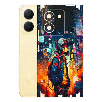 VIVO Y Series Phone Skins (All Models) - Street Anime Guy - 3D Embossed Finish (L-158) Vivo Y36