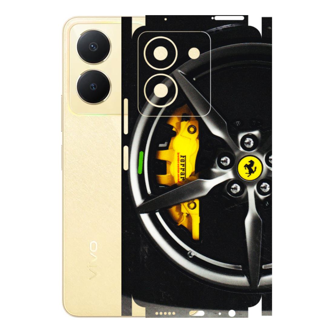 VIVO Y Series Phone Skins (All Models) - Ferrari Wheel Alloy - 3D Embossed Finish (L-173) Vivo Y36