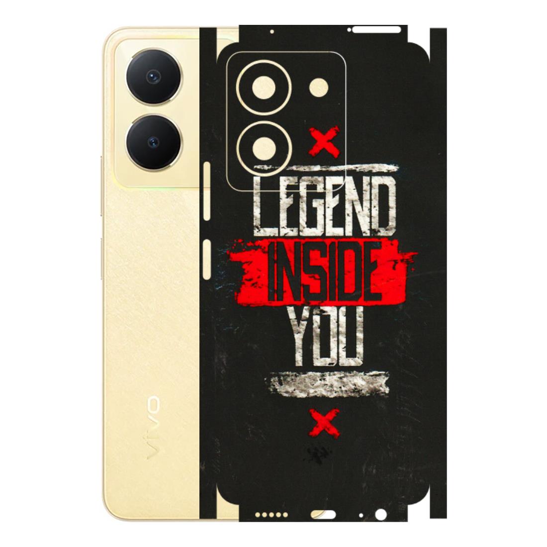 VIVO Y Series Phone Skins (All Models) - Legend Inside You - 3D Embossed Finish (L-186) Vivo Y36