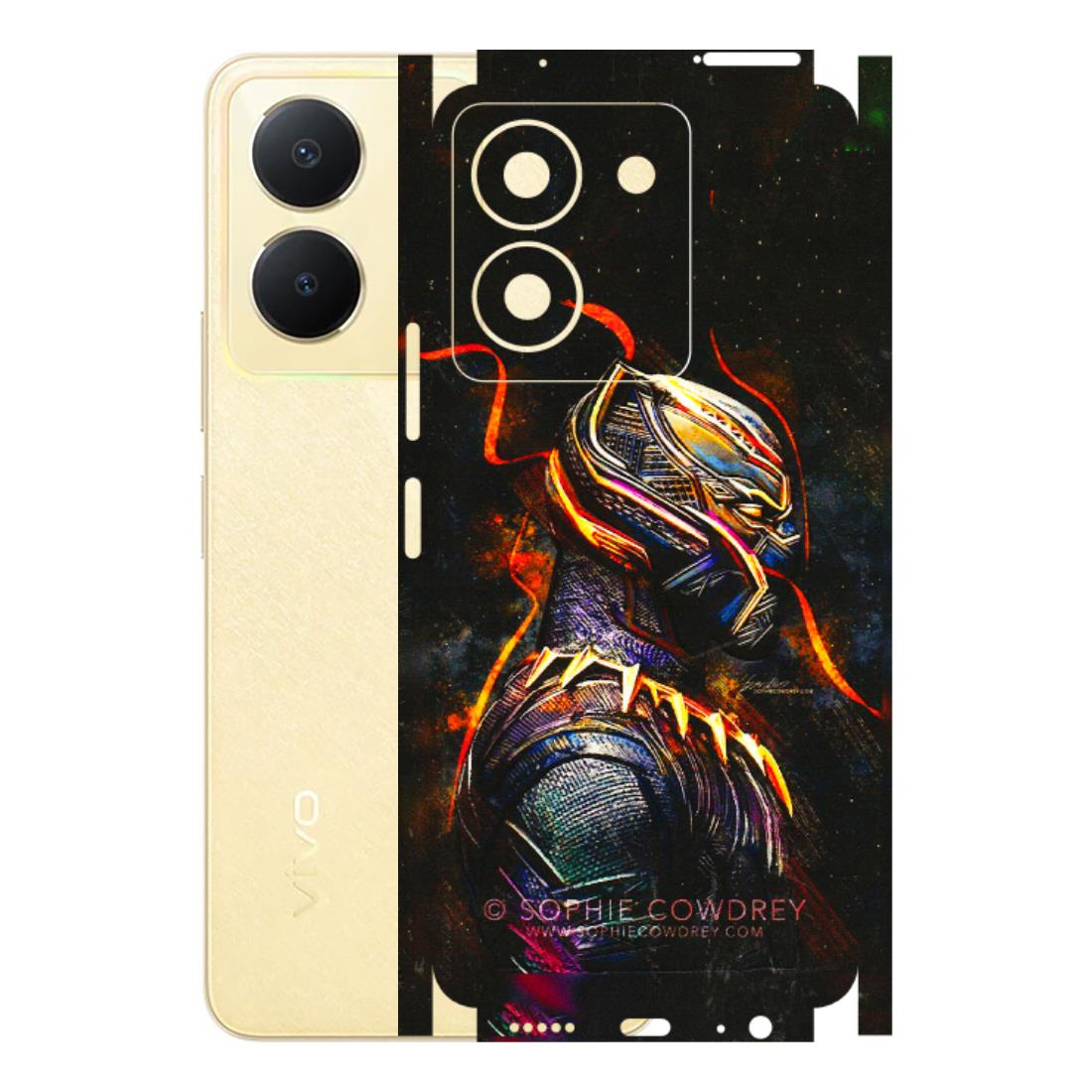 VIVO Y Series Phone Skins (All Models) - Black Panther - 3D Embossed Finish (L-190) Vivo Y36
