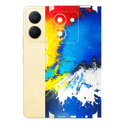 VIVO Y Series Phone Skins (All Models) - Acrylic Paint Spill - 3D Embossed Finish (L-229) Vivo Y36