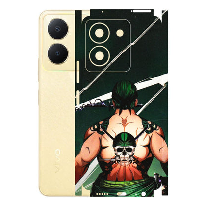 VIVO Y Series Phone Skins (All Models) - Zoro Anime - 3D Embossed Finish (L-23) Vivo Y36