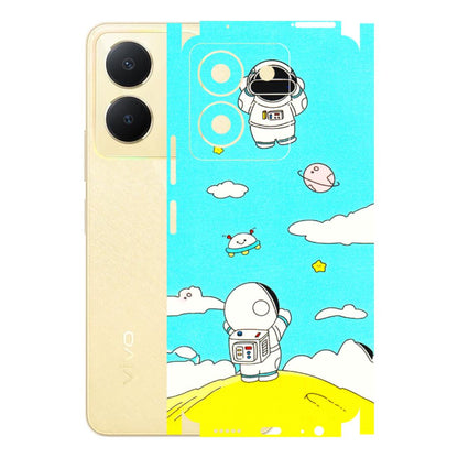 VIVO Y Series Phone Skins (All Models) - Blue Skies Astro Float - 3D Embossed Finish (L-230) Vivo Y36