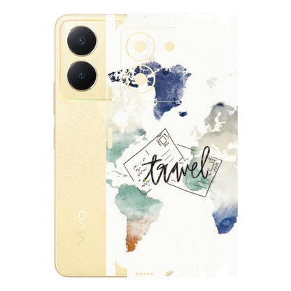 VIVO Y Series Phone Skins (All Models) - Travel The World - 3D Embossed Finish (L-232) Vivo Y36