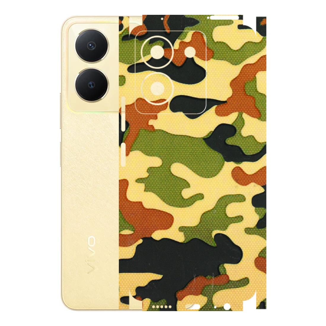VIVO Y Series Phone Skins (All Models) - Indian Military - 3D Embossed Finish (L-234) Vivo Y36