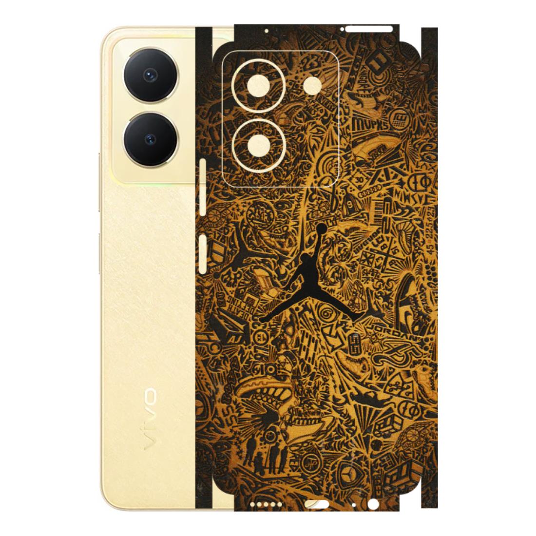 VIVO Y Series Phone Skins (All Models) - Premium Gold Basketball Player - 3D Embossed Finish (L-236) Vivo Y36