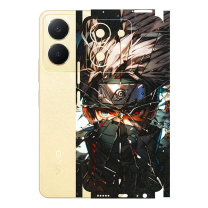 VIVO Y Series Phone Skins (All Models) - Kakashi Shattered Glass Effect - 3D Embossed Finish (L-237) Vivo Y36