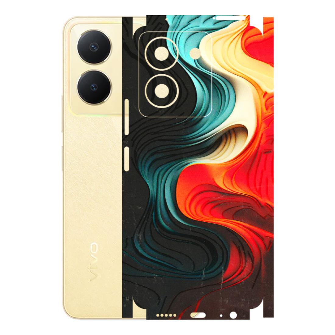 VIVO Y Series Phone Skins (All Models) - The Silky Swirl - 3D Embossed Finish (L-240) Vivo Y36